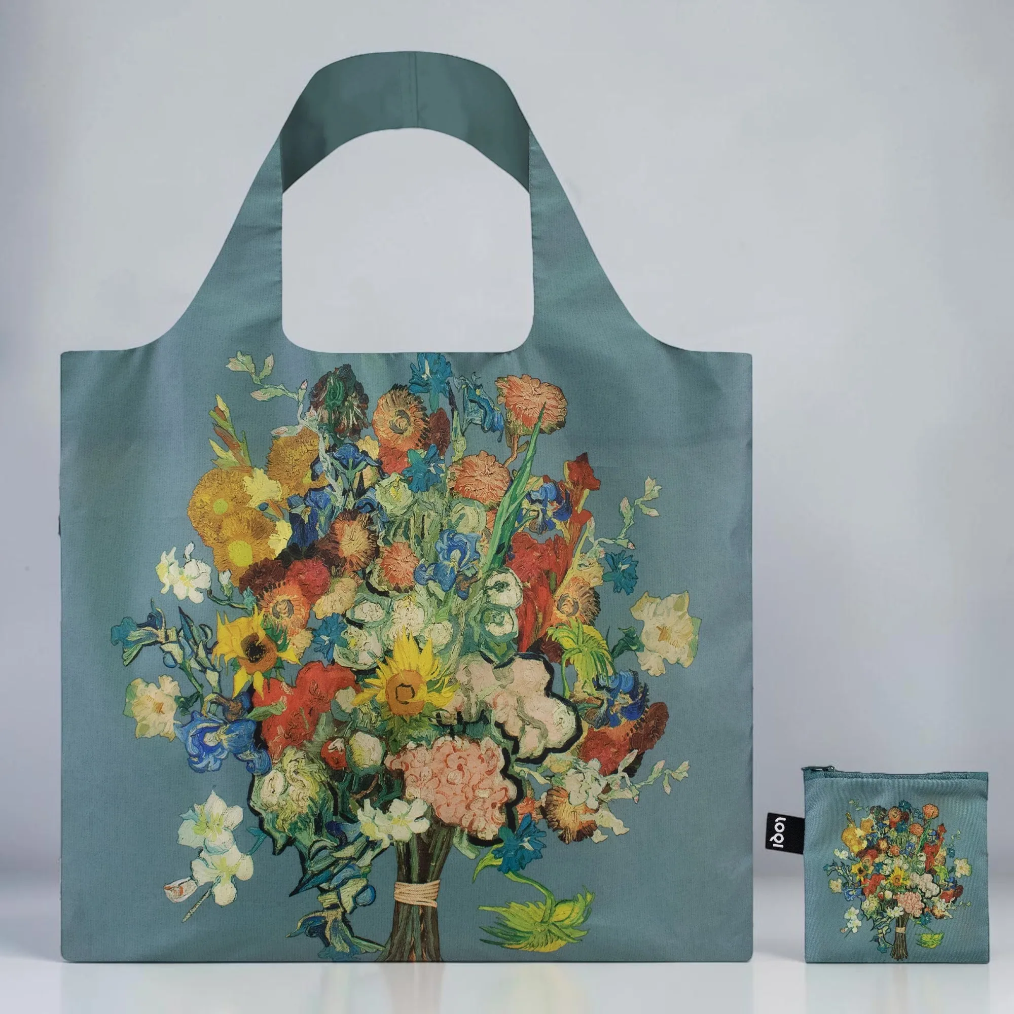 Imagem do produto  Loqi Saco Vincent Van Gogh - Bouquet / Flower Pattern Blue
