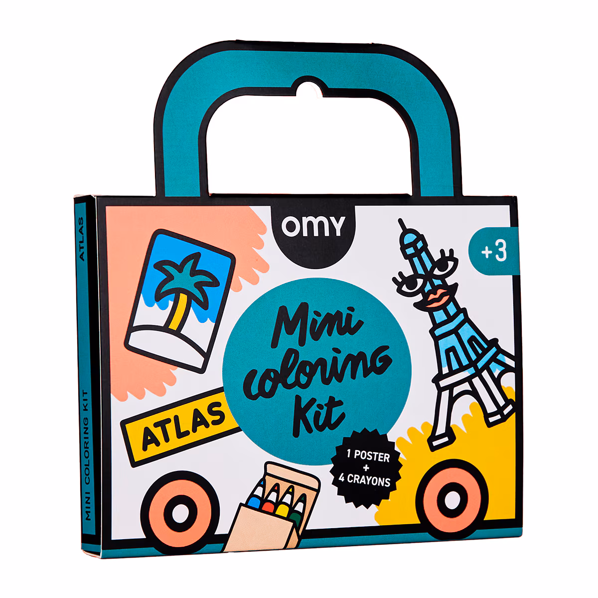 Imagem do produto  Omy Mini Kit para Colorir - Atlas
