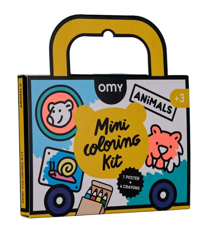 Imagem do produto  Omy Mini Kit para Colorir - Animais