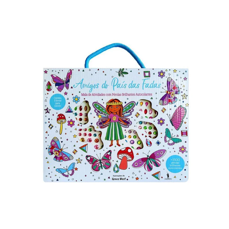 Imagem do produto  Amigos do País das Fadas - Mala de Atividades Com Pérolas Brilhantes Autocolantes
