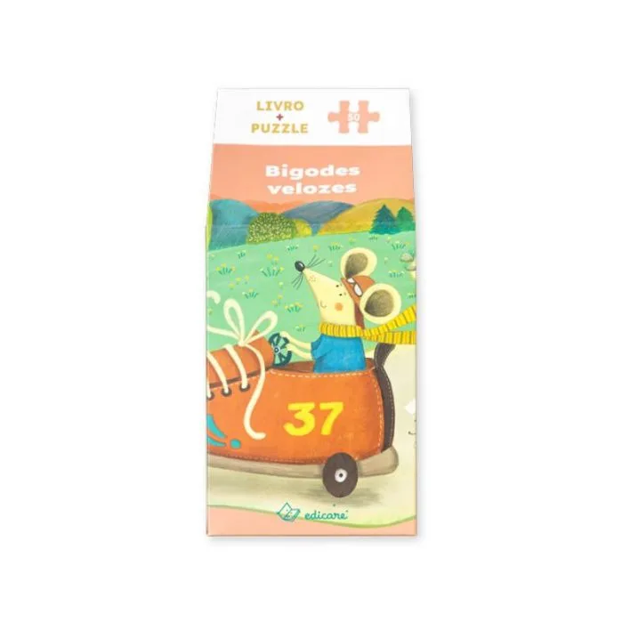 Imagem do produto  Bigodes Velozes - Livro + Puzzle (50 Pcs)
