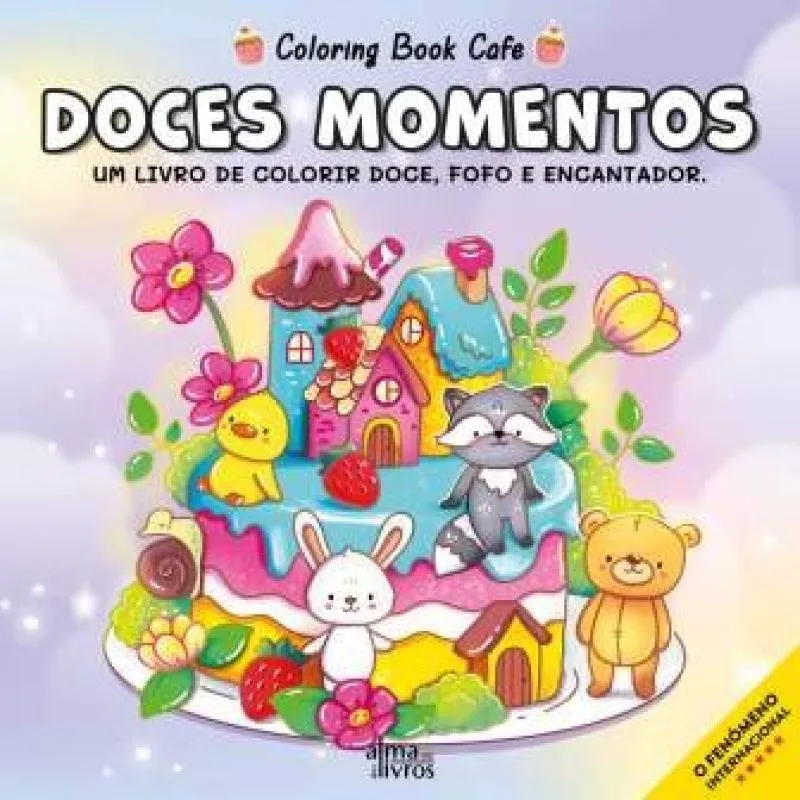 Imagem do produto  Doces Momentos - Livro de Colorir