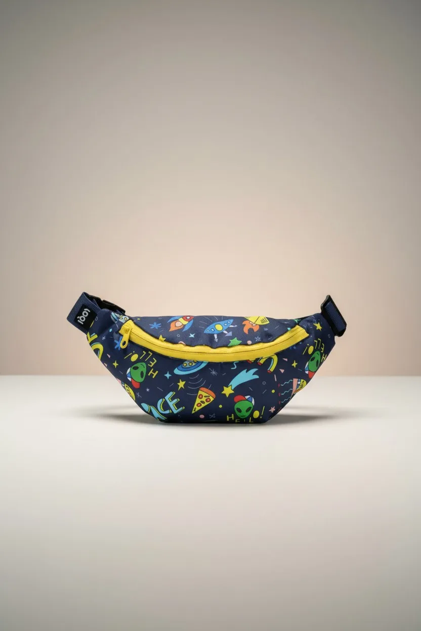 Imagem do produto  LOQI Bolsa de Cintura Kids Space Ufo