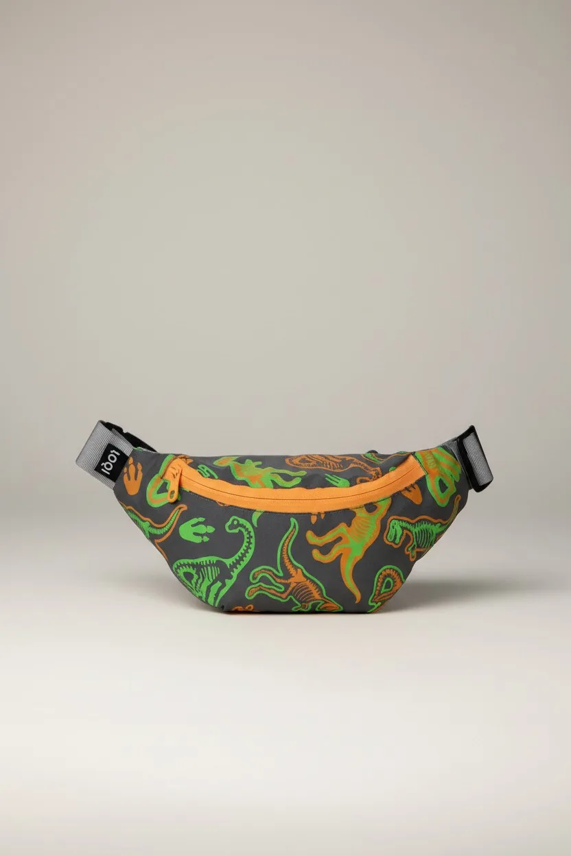 Imagem do produto  LOQI Bolsa de Cintura Kids Dinosaur Skeleton