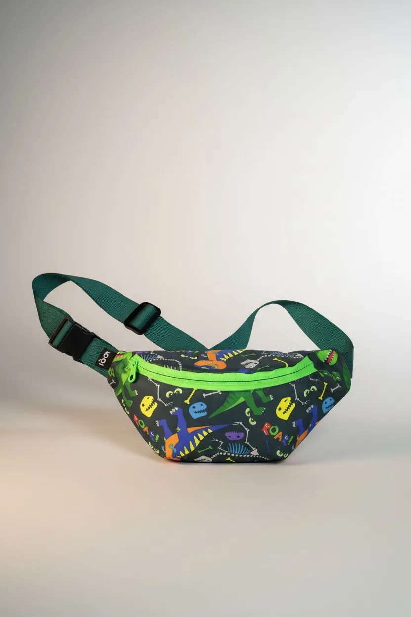 Imagem do produto  LOQI Bolsa de Cintura Kids Dinosaur Roar