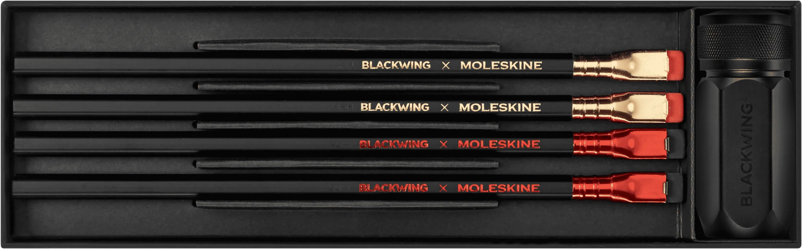 Imagem do produto  Blackwing x Moleskine Conjunto Lápis + Afiadeira