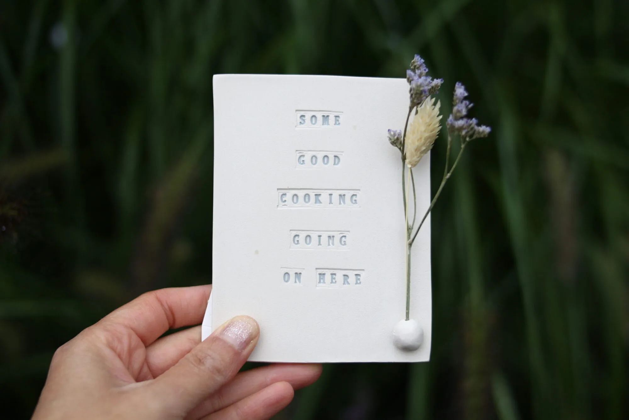 Poca Cartão de Cerâmica Good Cooking Going in Here - Image 8