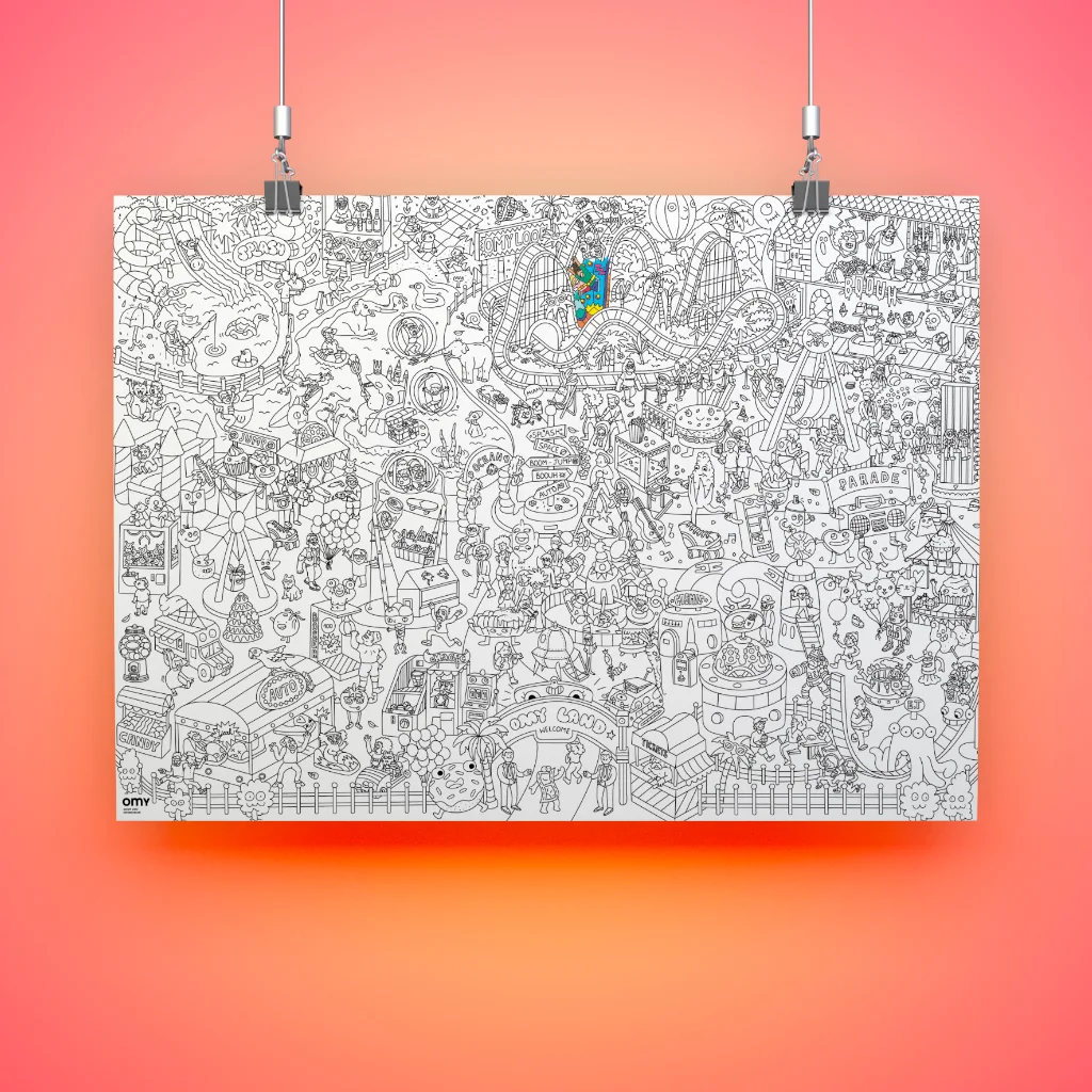 Omy Poster para Colorir - FUN PARK - Image 2