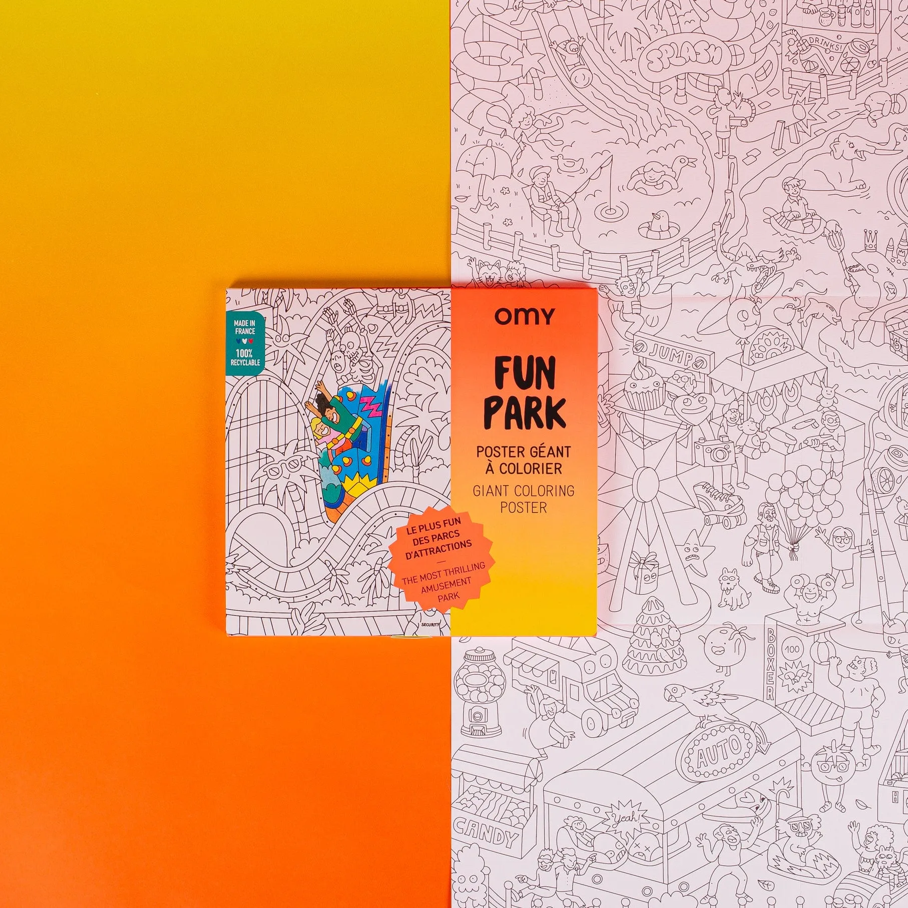 Omy Poster para Colorir - FUN PARK - Image 3