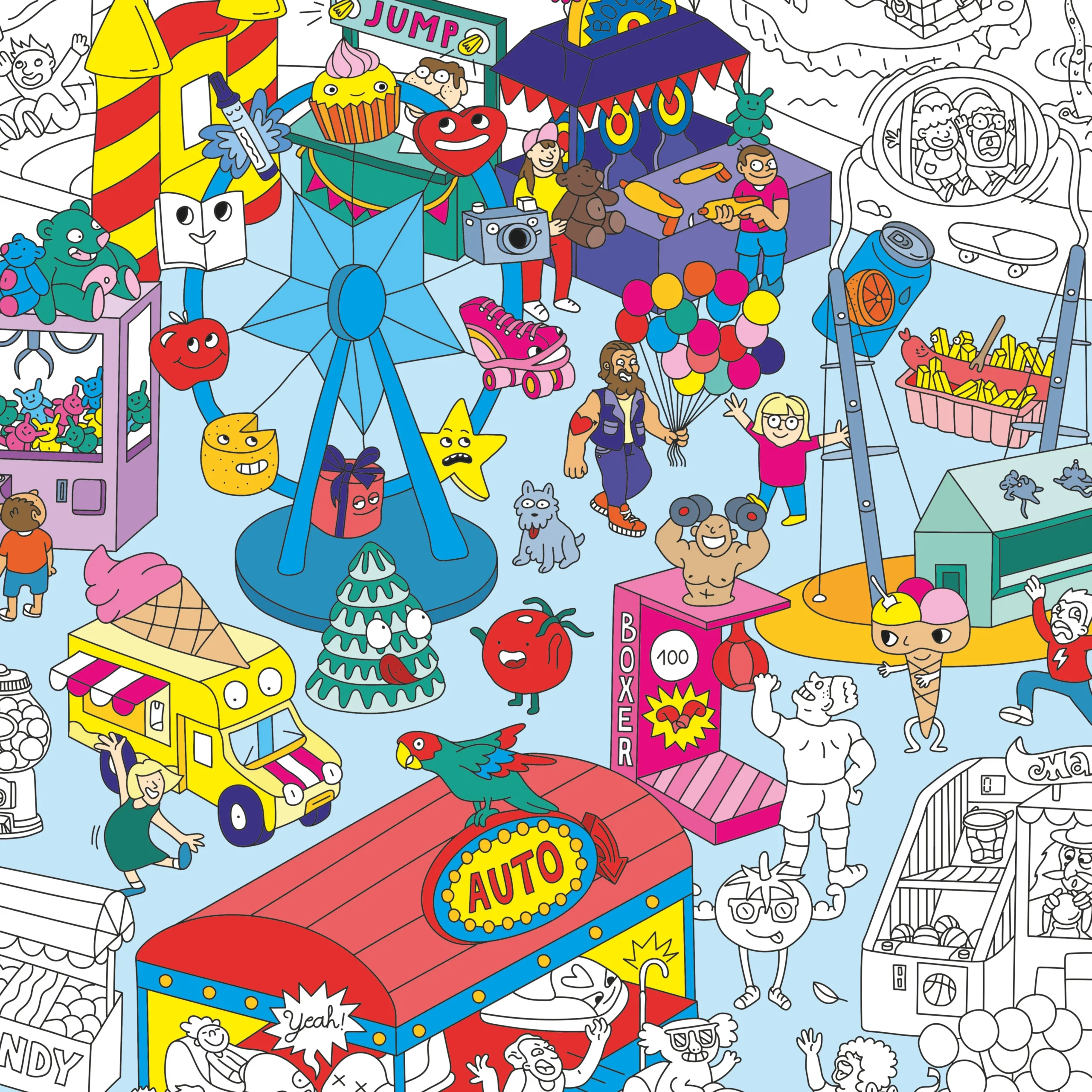 Omy Poster para Colorir - FUN PARK - Image 4