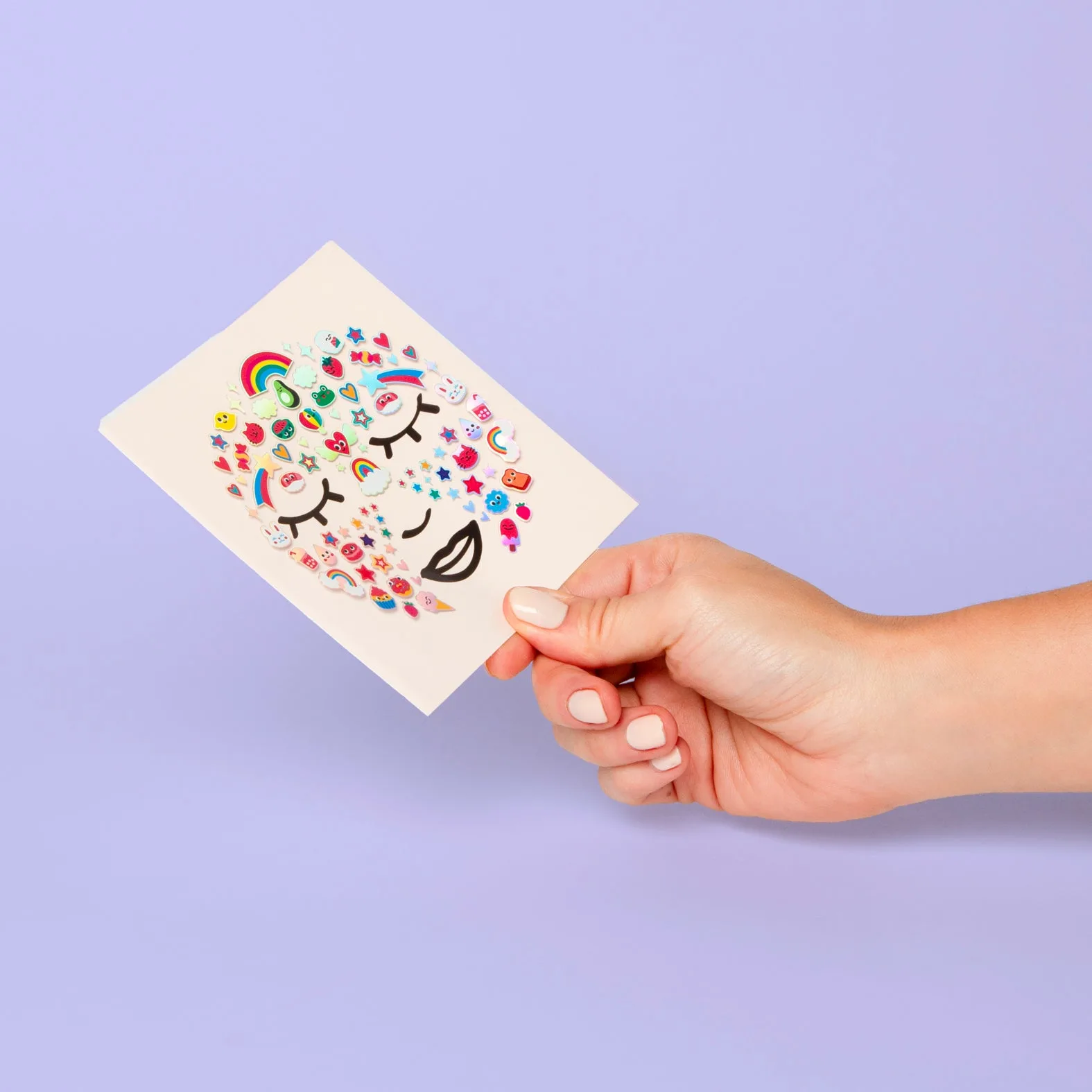 Omy Stickers para Rosto - Kawaii - Image 4