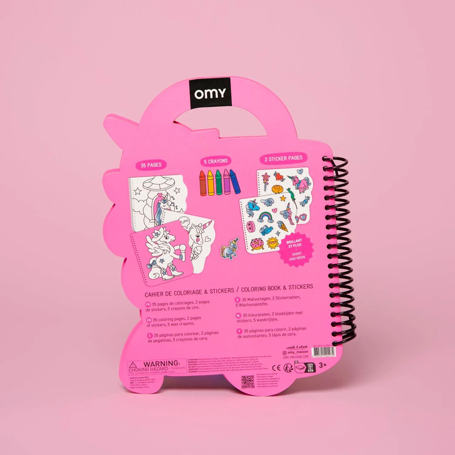 Omy Super Livro de Colorir e Stickers - LILY - Image 4