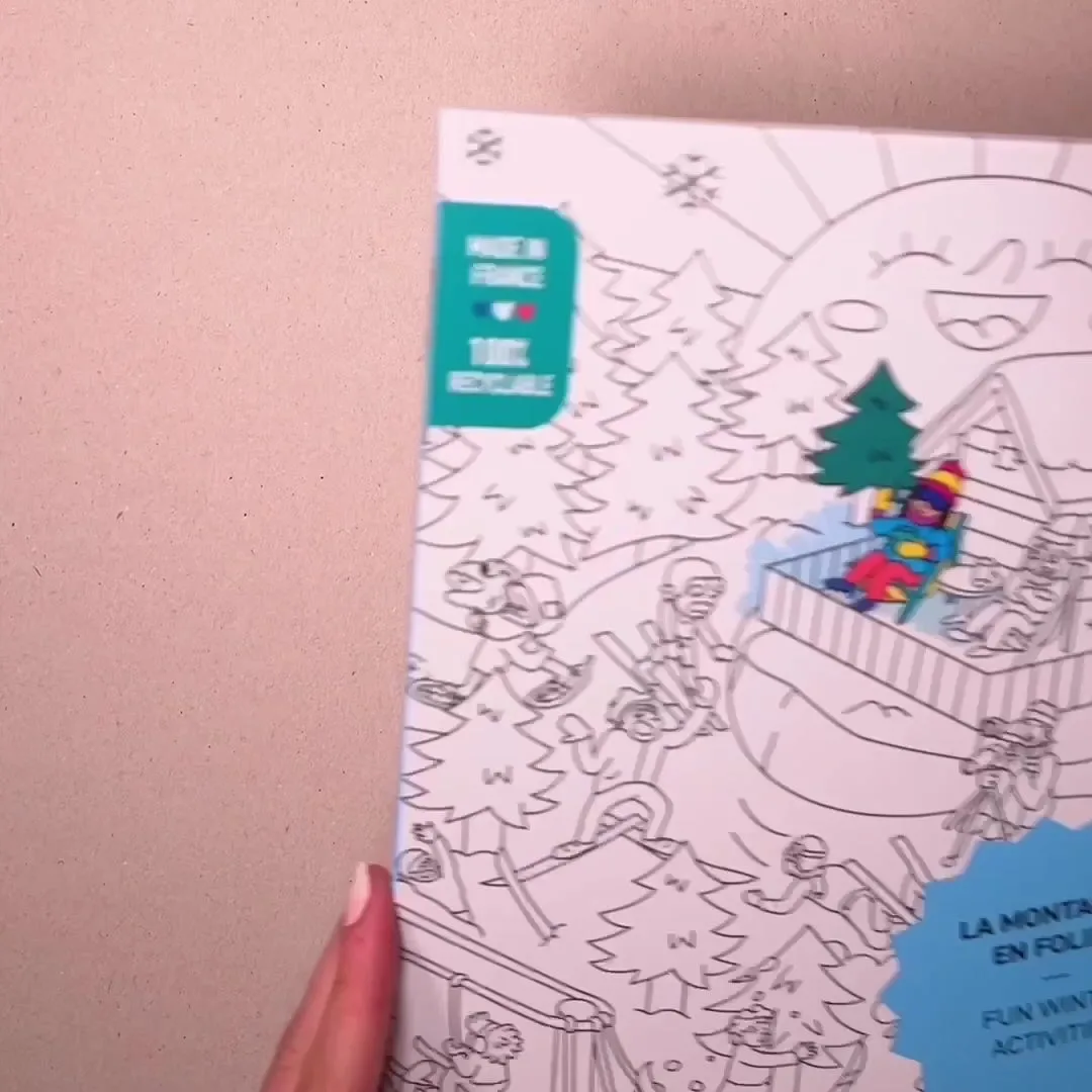 Omy Poster para Colorir - I LOVE WINTER - Image 5
