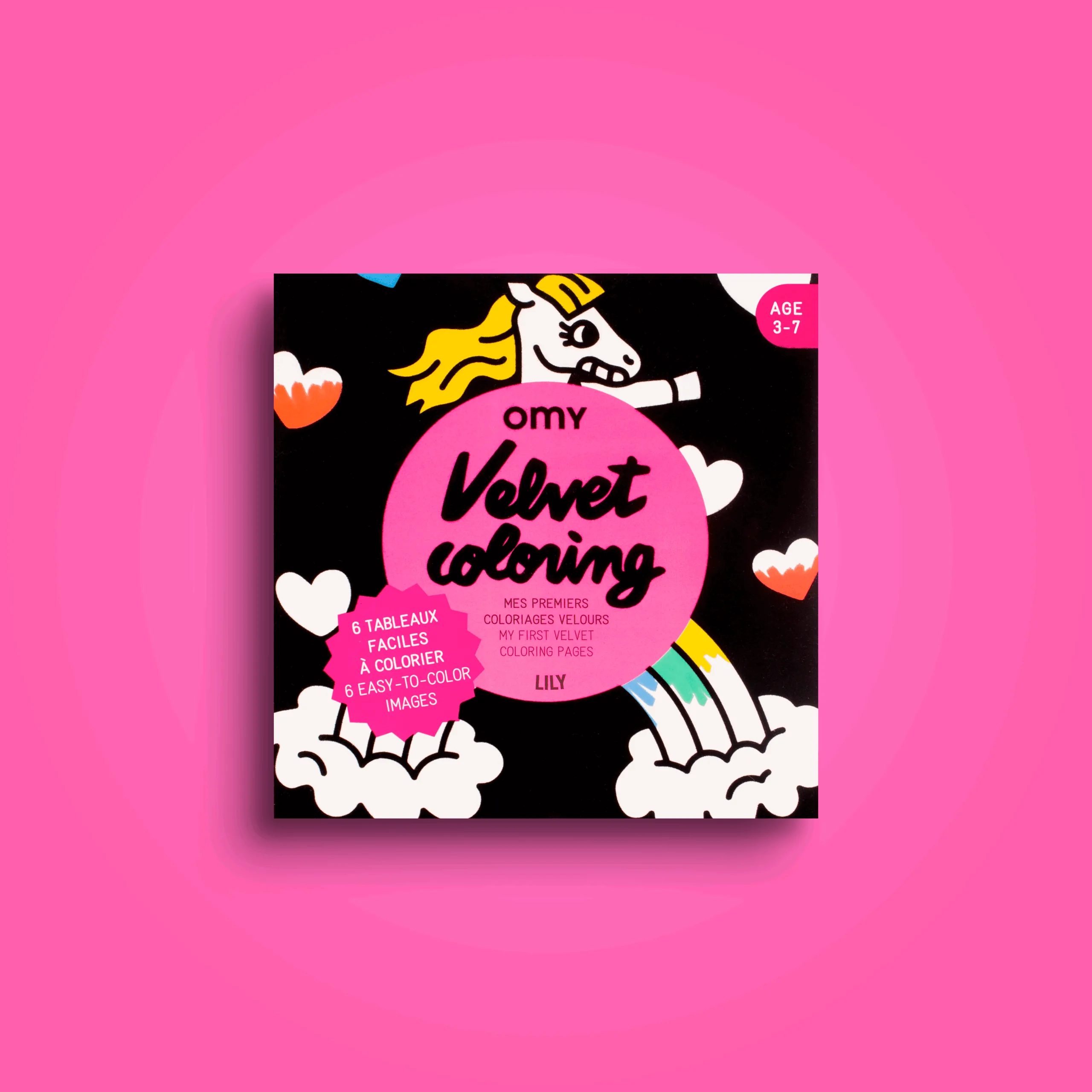 Imagem do produto  Omy Colorir em Veludo - LILY