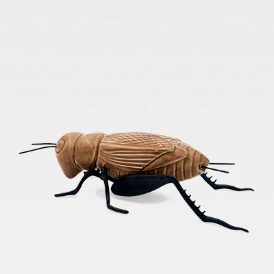 Imagem do produto  Grilo Castanho Caramelo com Patas em Latão Oxidado