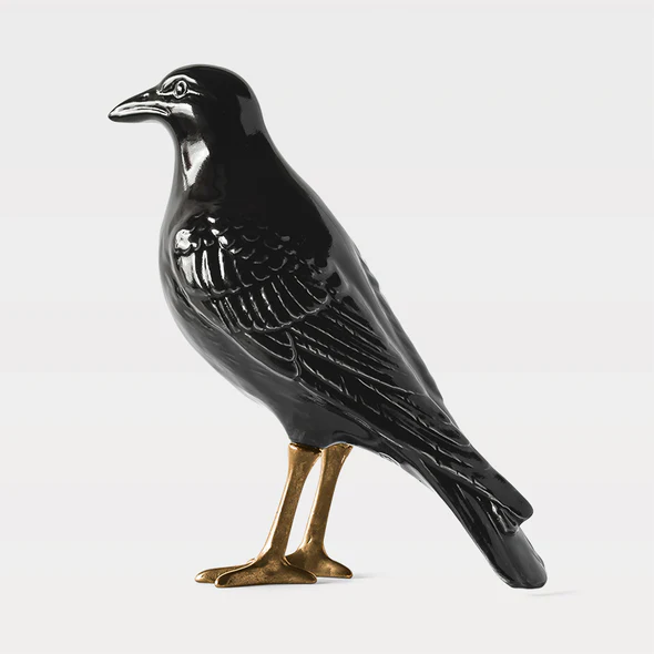 Imagem do produto  Corvo com Patas em Latão Natural