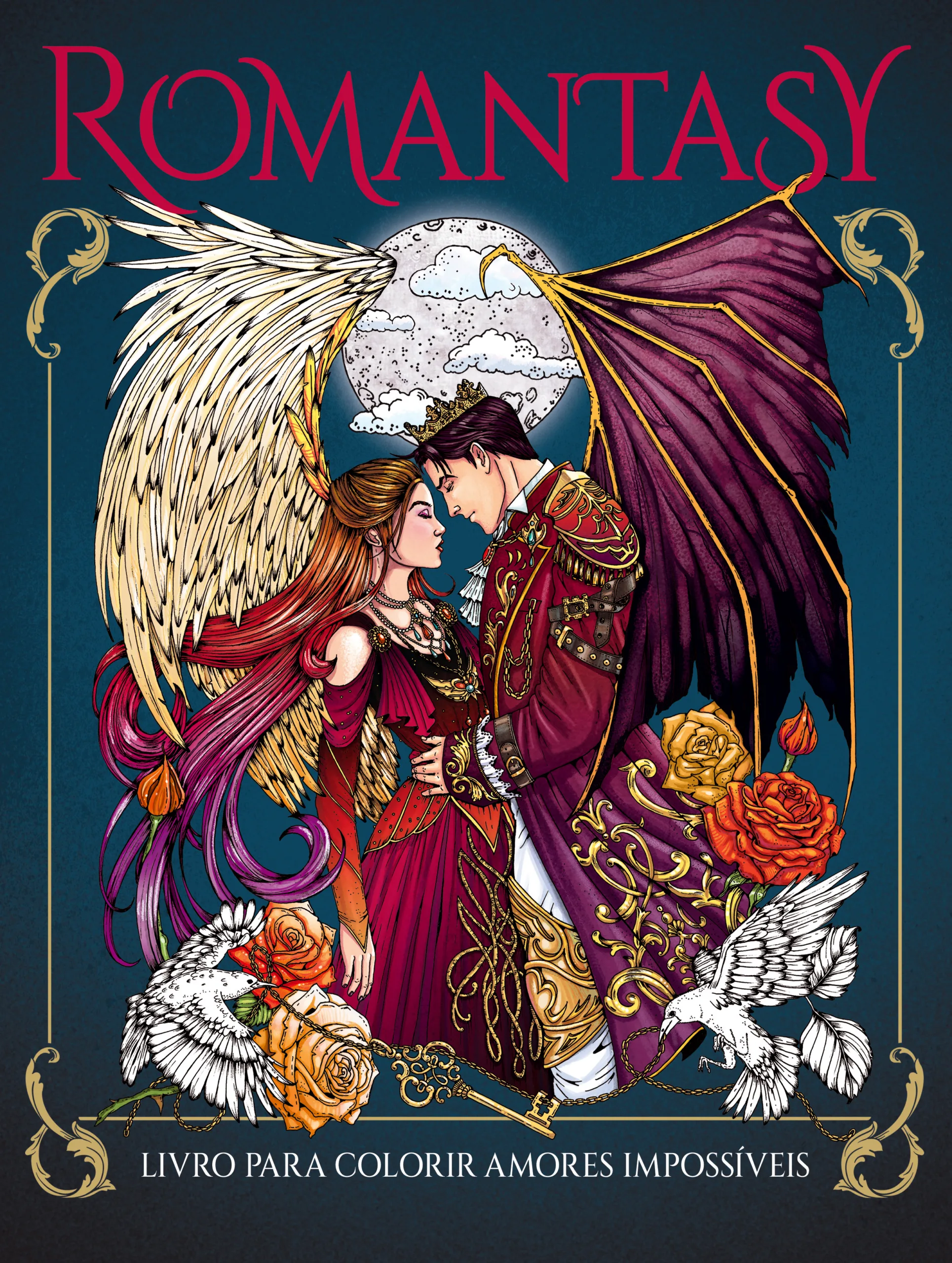 Imagem do produto  Romantasy - Livro para Colorir Amores Impossíveis