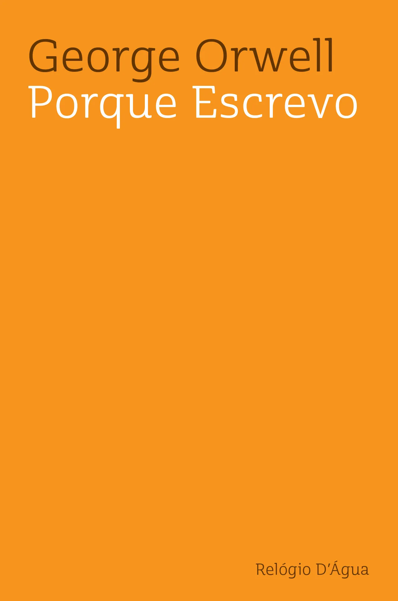 Imagem do produto  Porque Escrevo