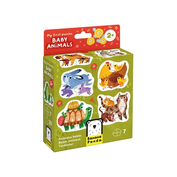 Imagem do produto  Banana Panda My First Puzzles Animais Bebés 2+