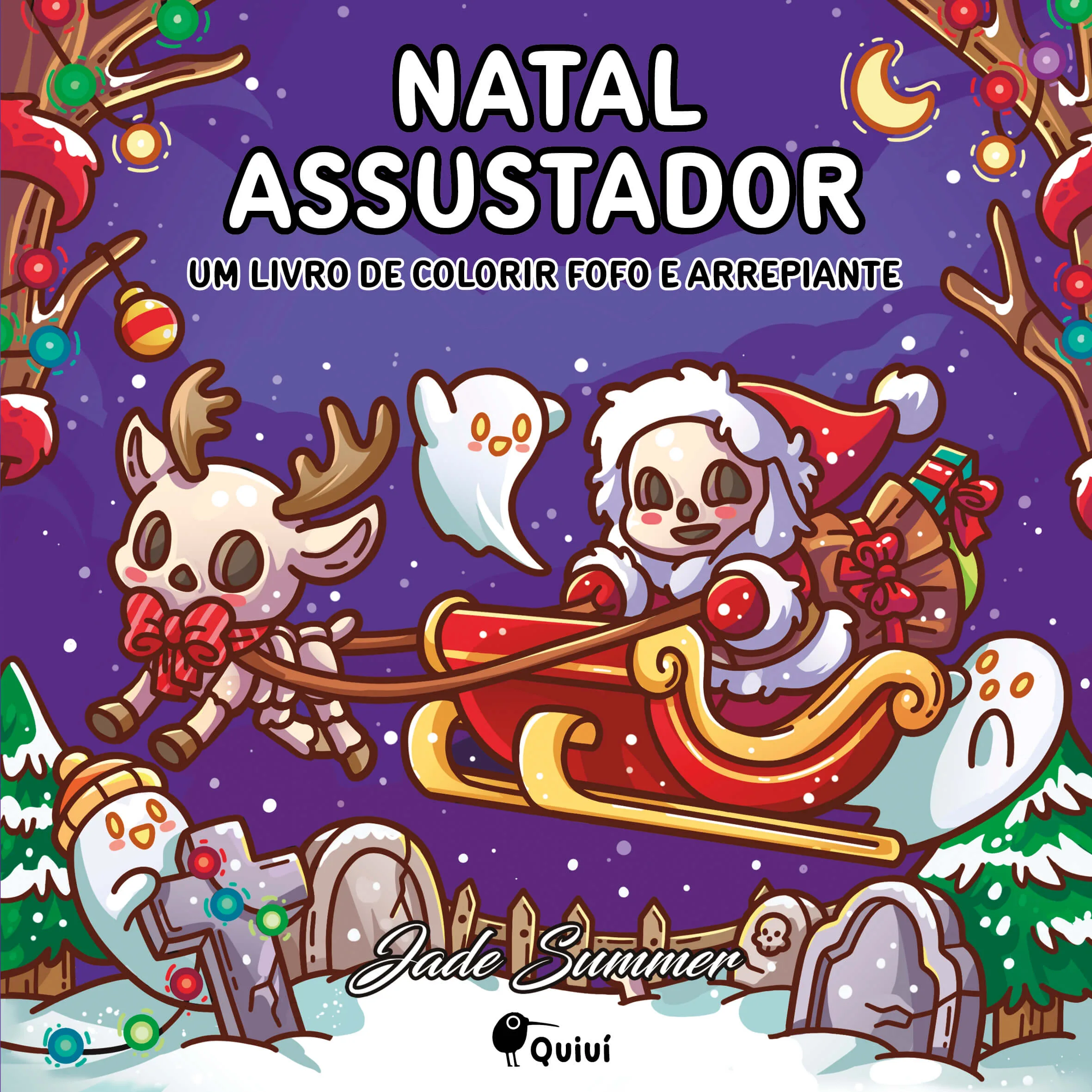 Imagem do produto  Natal Assustador - Livro de Colorir