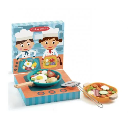 Imagem do produto  Djeco Cook & Scratch - Jogo de Cozinhar