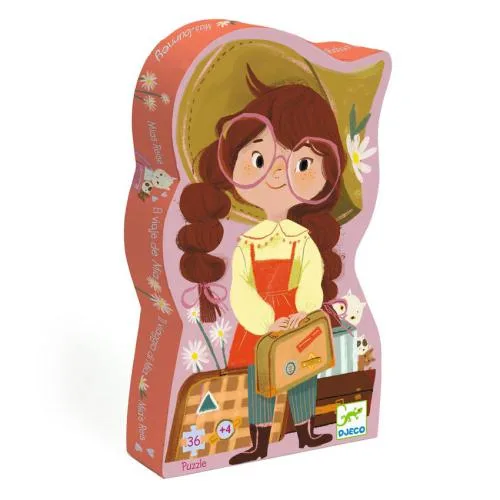 Imagem do produto  Djeco A Viagem da Mia - Puzzle Silhueta 36 Peças