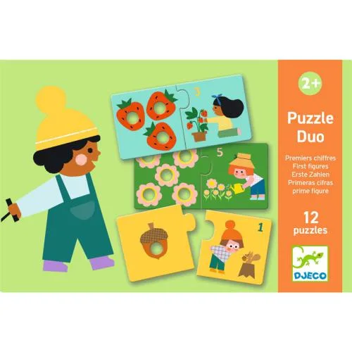 Imagem do produto  Djeco Puzzle Duo - Primeiros Números