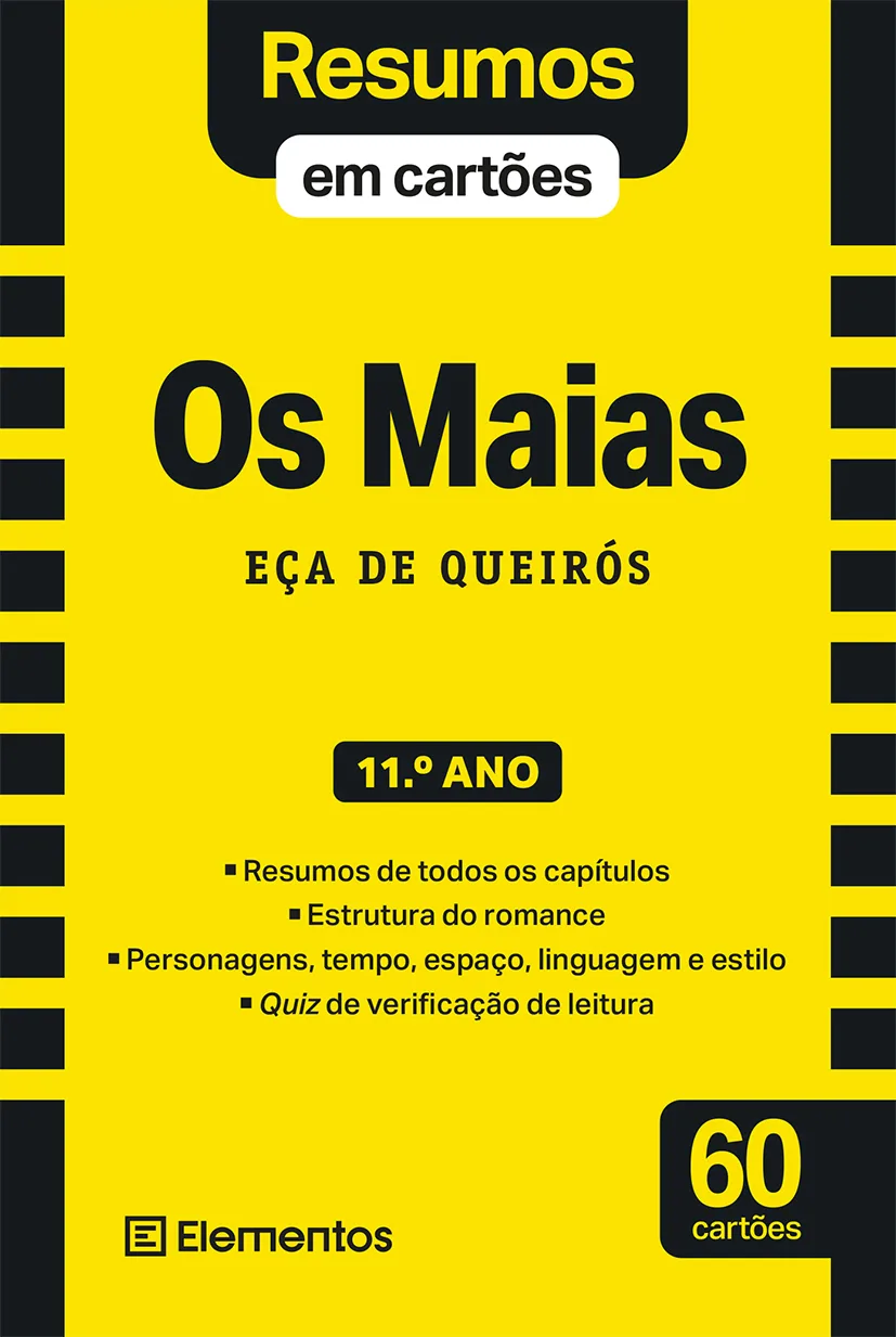 Imagem do produto  Resumos em Cartões - Os Maias - Eça de Queirós - 11º ano
