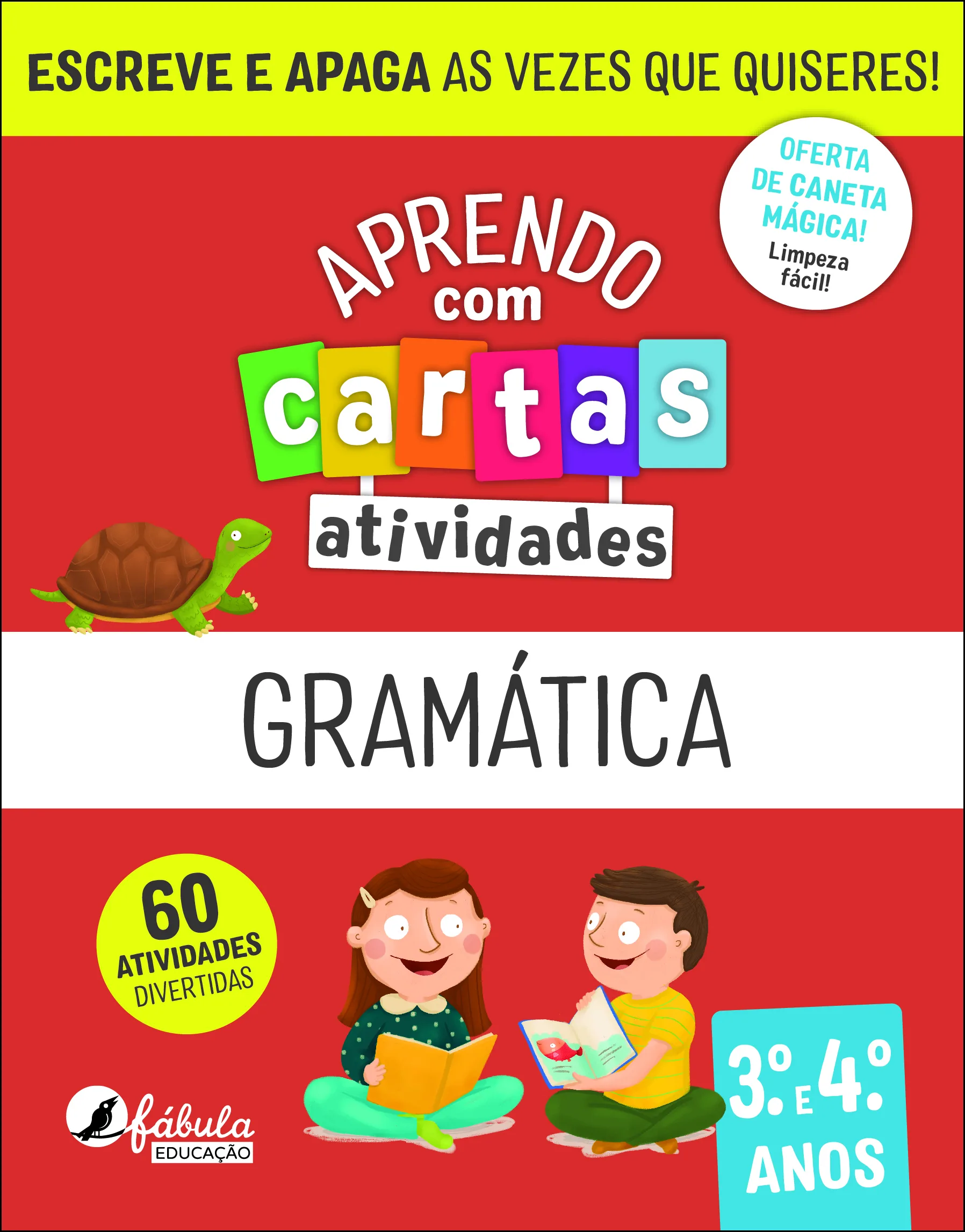 Imagem do produto  Aprendo com Cartas - Atividades - Gramática 3º e 4º Anos
