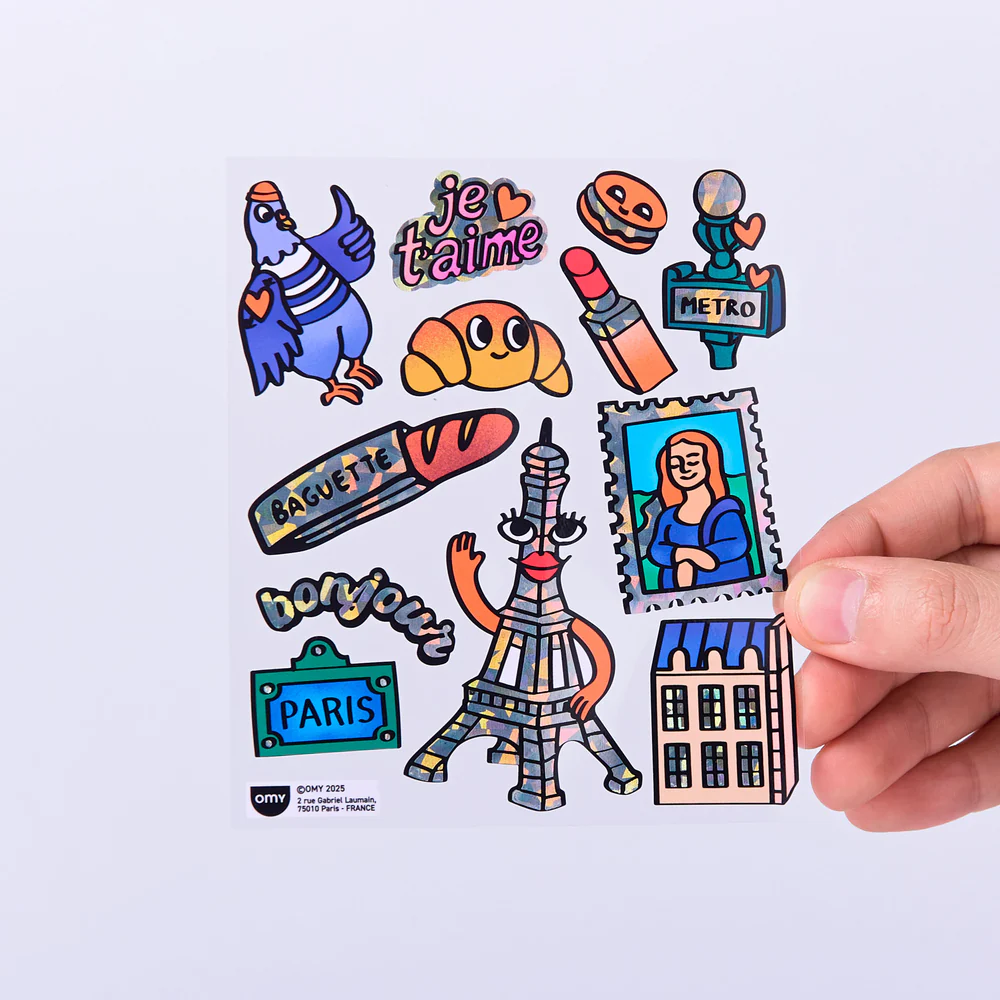 Omy Stickers Big - Paris - Image 2