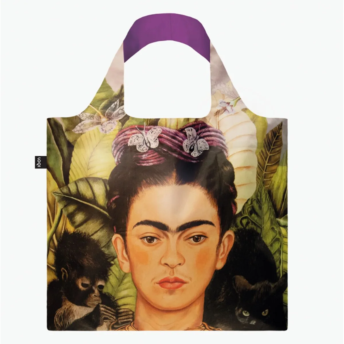 Imagem do produto  Loqi Saco Frida Kahlo - Self Portrait With Hummingbird