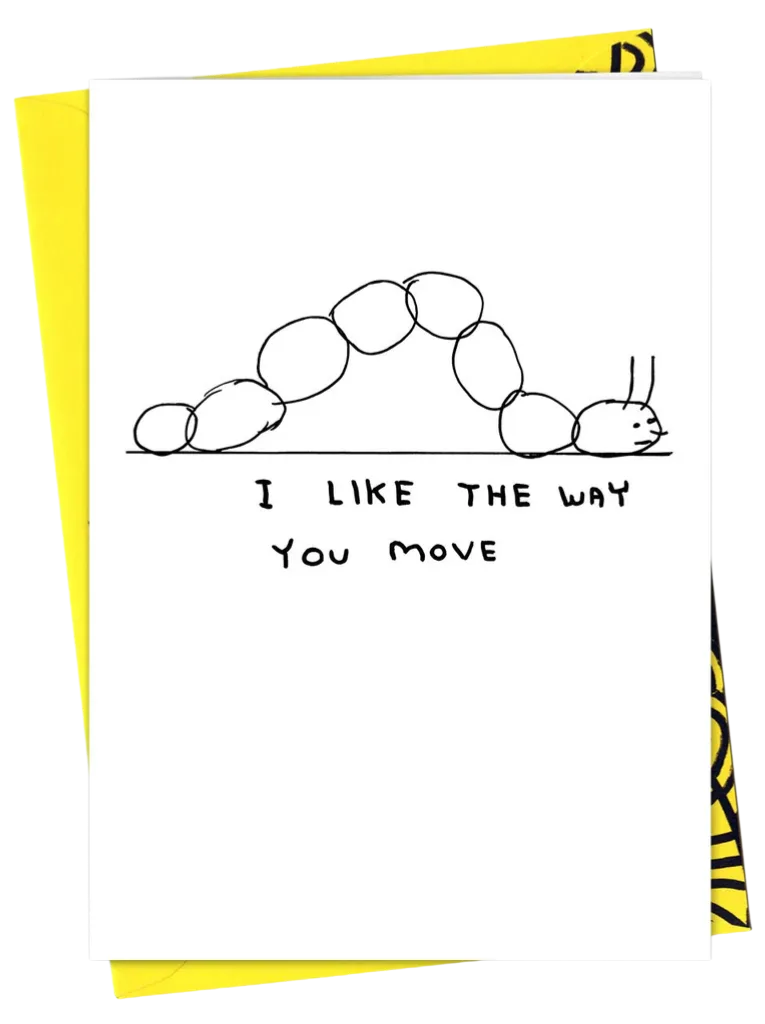 Imagem do produto  David Shrigley Postal Eu Gosto da Forma Como te Mexes