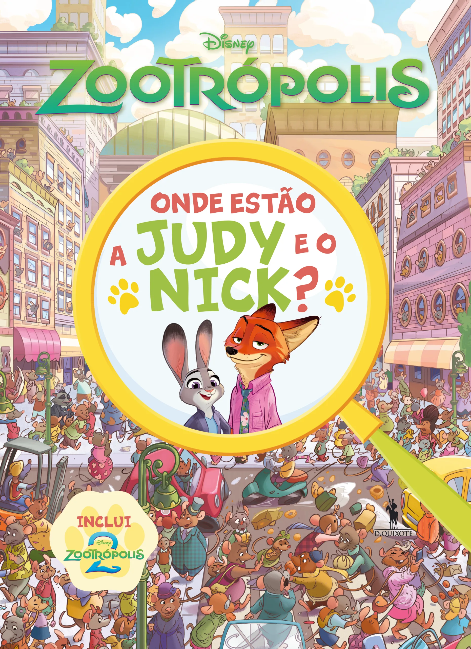 Imagem do produto  Zootrópolis - Onde Estão a Judy e o Nick?