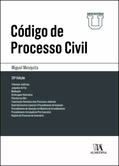 Imagem do produto  Código de Processo Civil – Edição Universitária - 25ª Edição
