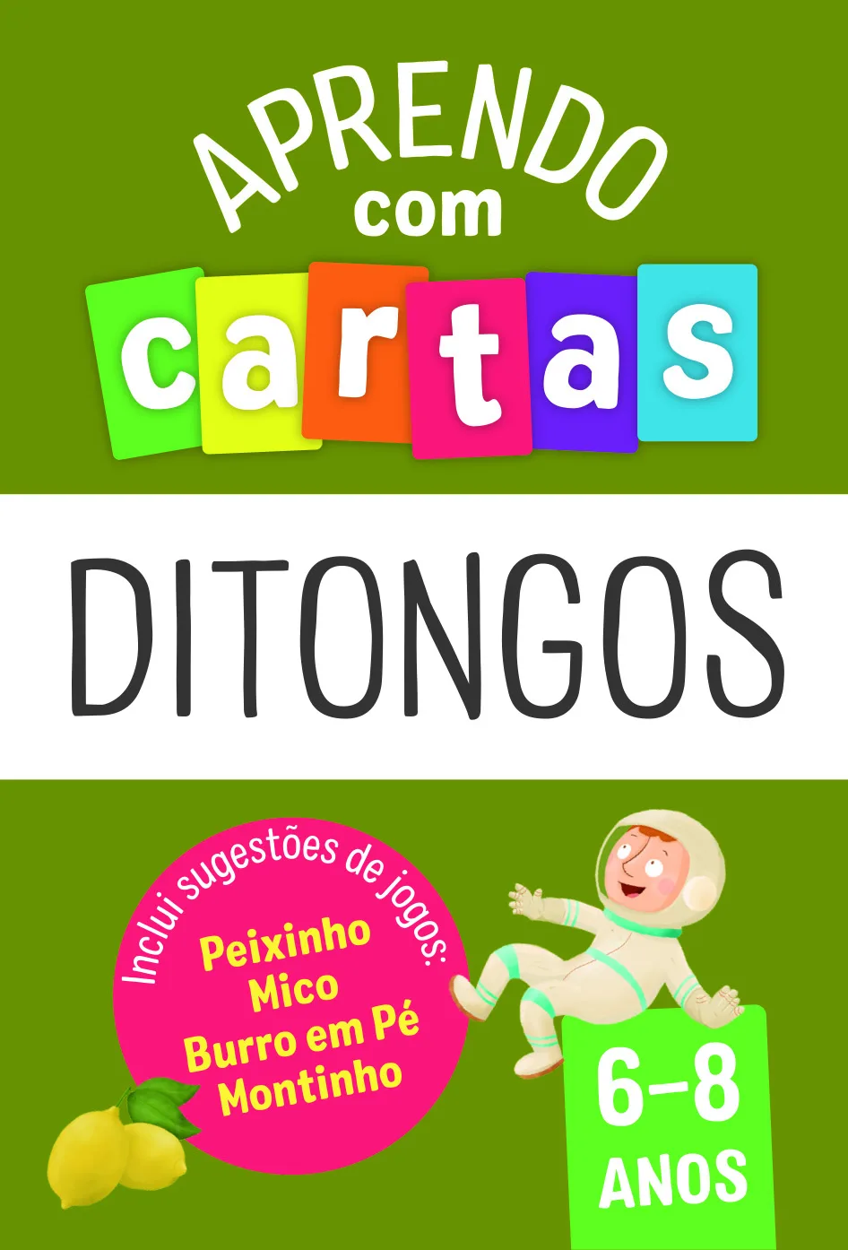 Imagem do produto  Aprendo com Cartas - Ditongos 6-8 Anos