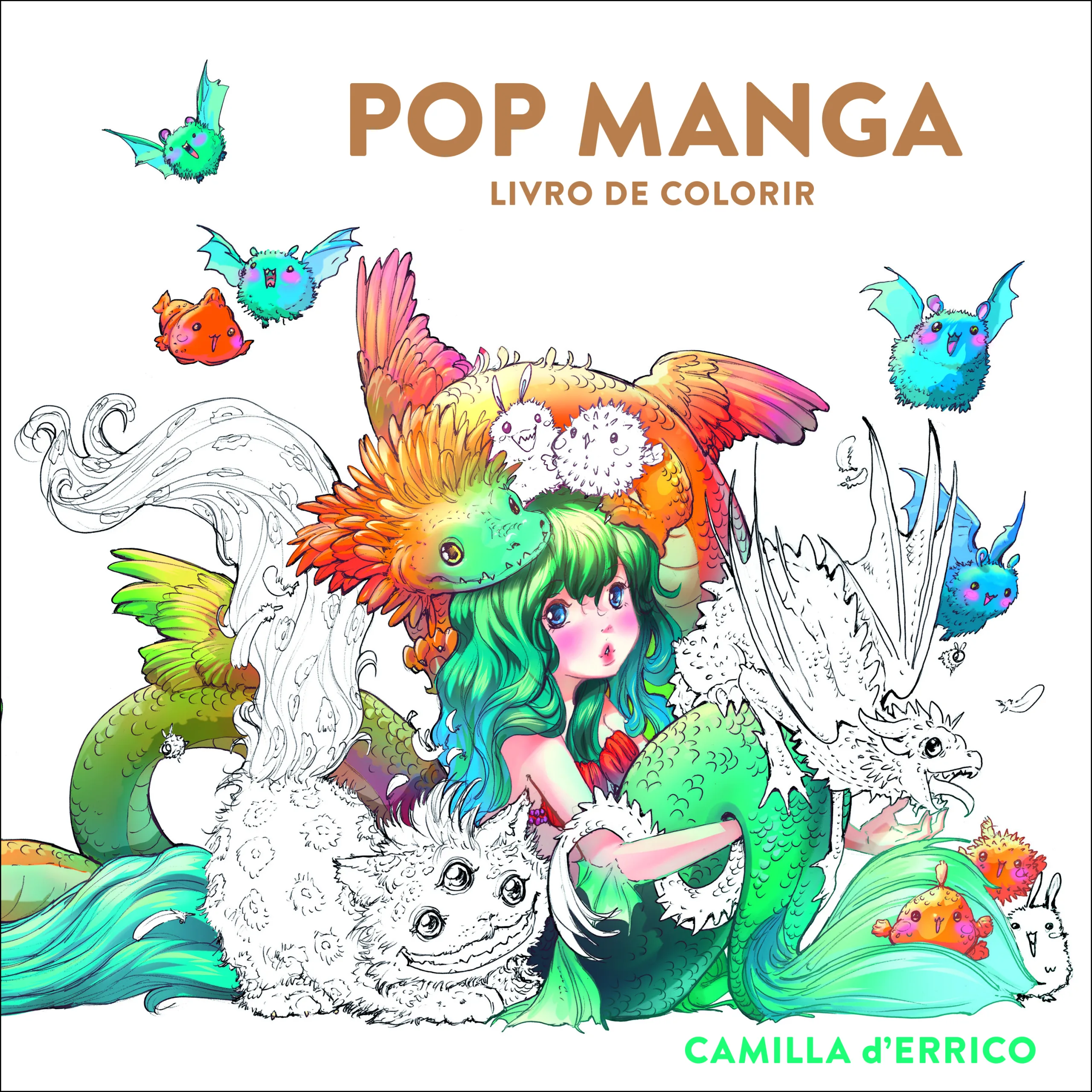 Imagem do produto  Pop Manga - Livro de Colorir