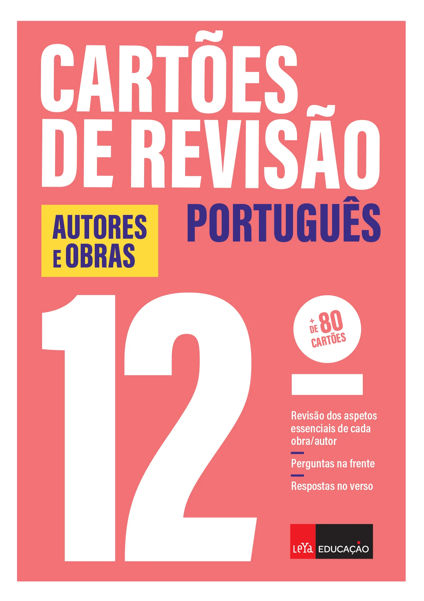 Imagem do produto  Cartões de Revisão Português - Autores e Obras 12º ano