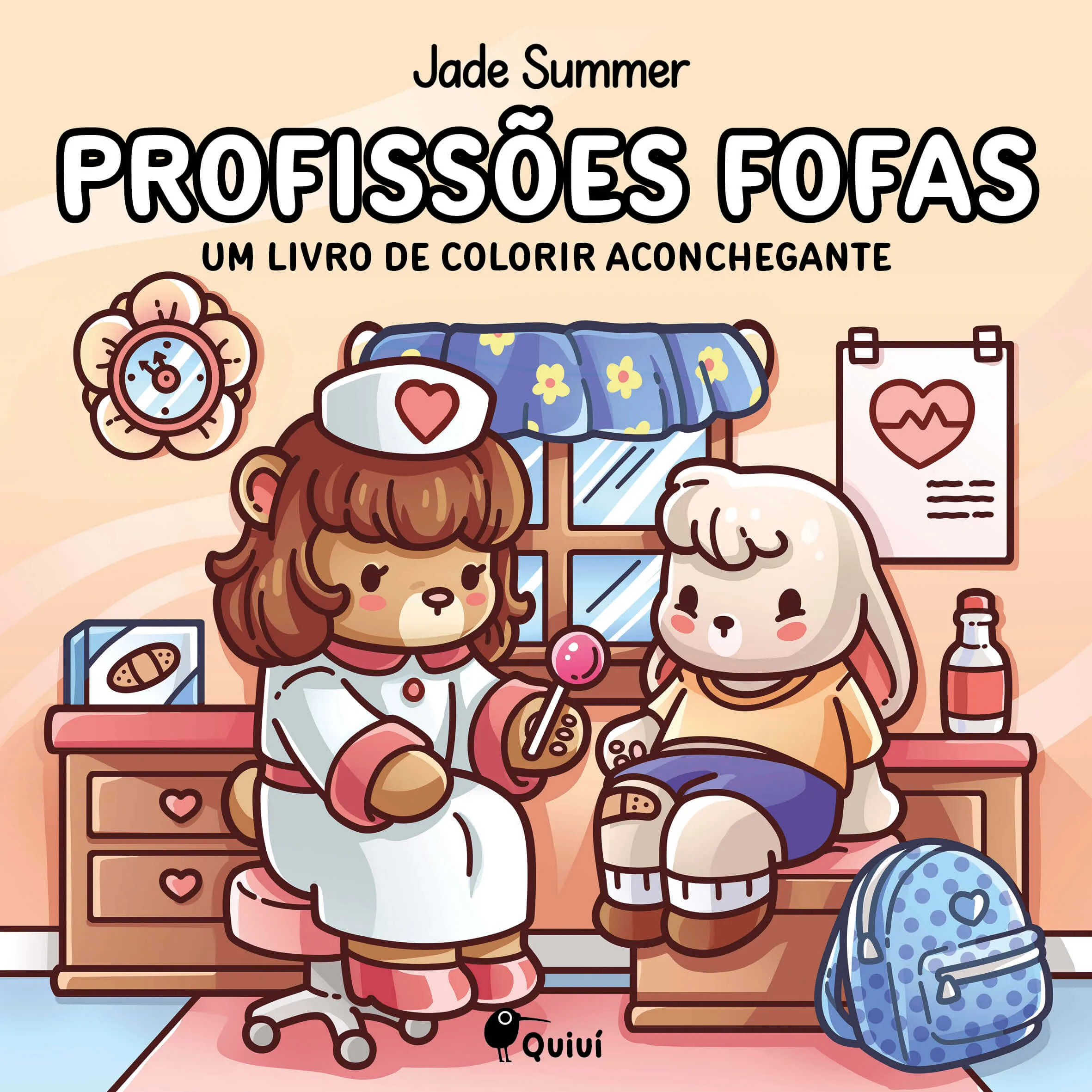 Profissões Fofas - Um Livro de Colorir