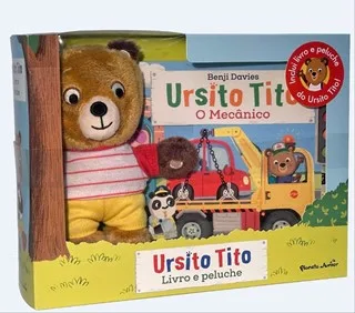Imagem do produto  Ursito Tito - O Mecânico -  Livro e Peluche