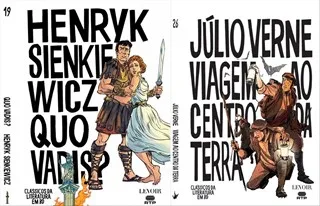 Imagem do produto  Pack Clássicos Literatura BD - Quo Vadis + Viagem ao Centro da Terra