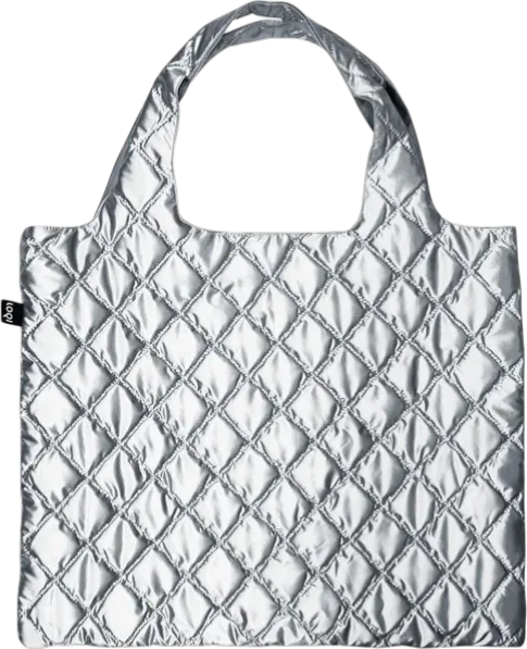 Imagem do produto  Loqi Saco Metallic Silver Puffy