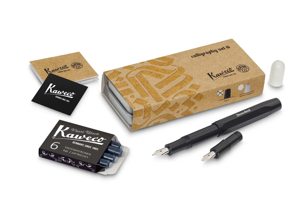 Imagem do produto  Kaweco CALLIGRAPHY Set Black "S"