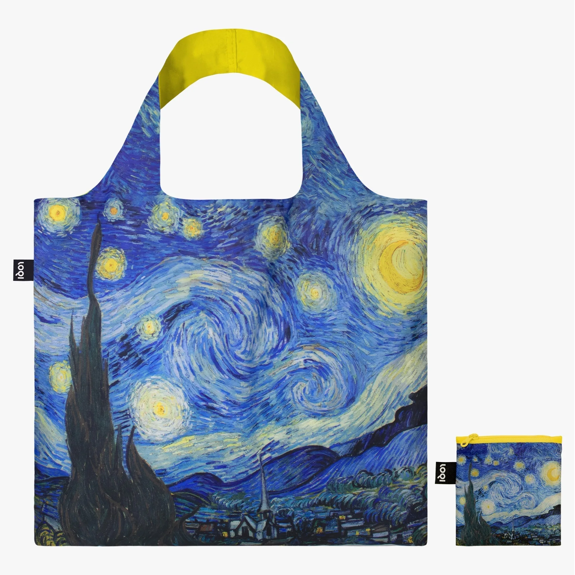 Imagem do produto  Loqi Bolsas Zip Pocket Vincent Van Gogh - Irises; A Wheatfield With Cypresses; The Starry Night