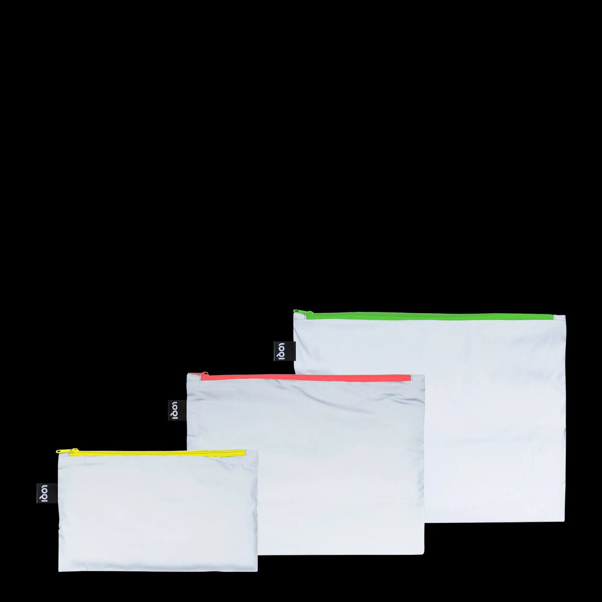 Imagem do produto  Loqi Bolsas Zip Pockets Reflective Neon