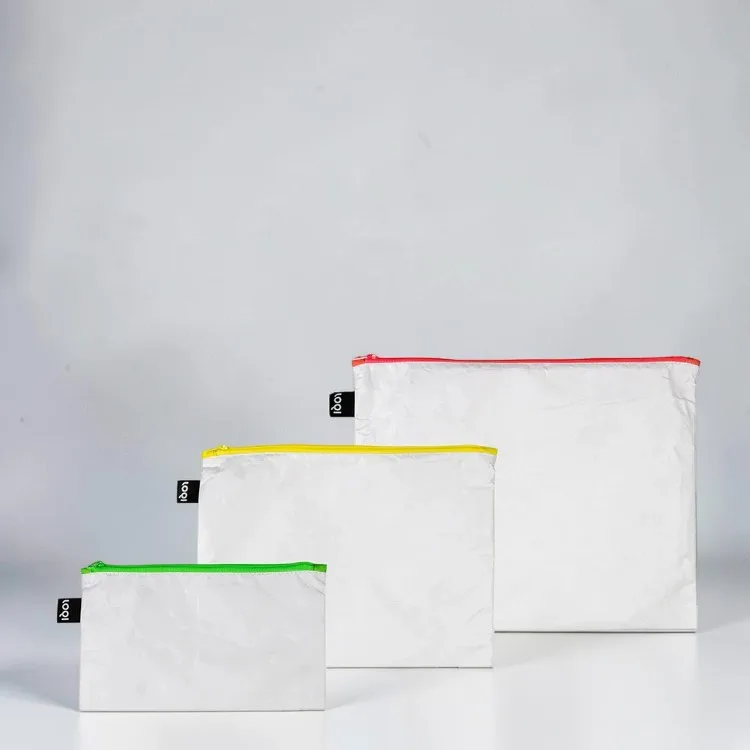 Imagem do produto  Loqi Bolsas Zip Pocket Tyvek Dark Orange, Yellow, Green