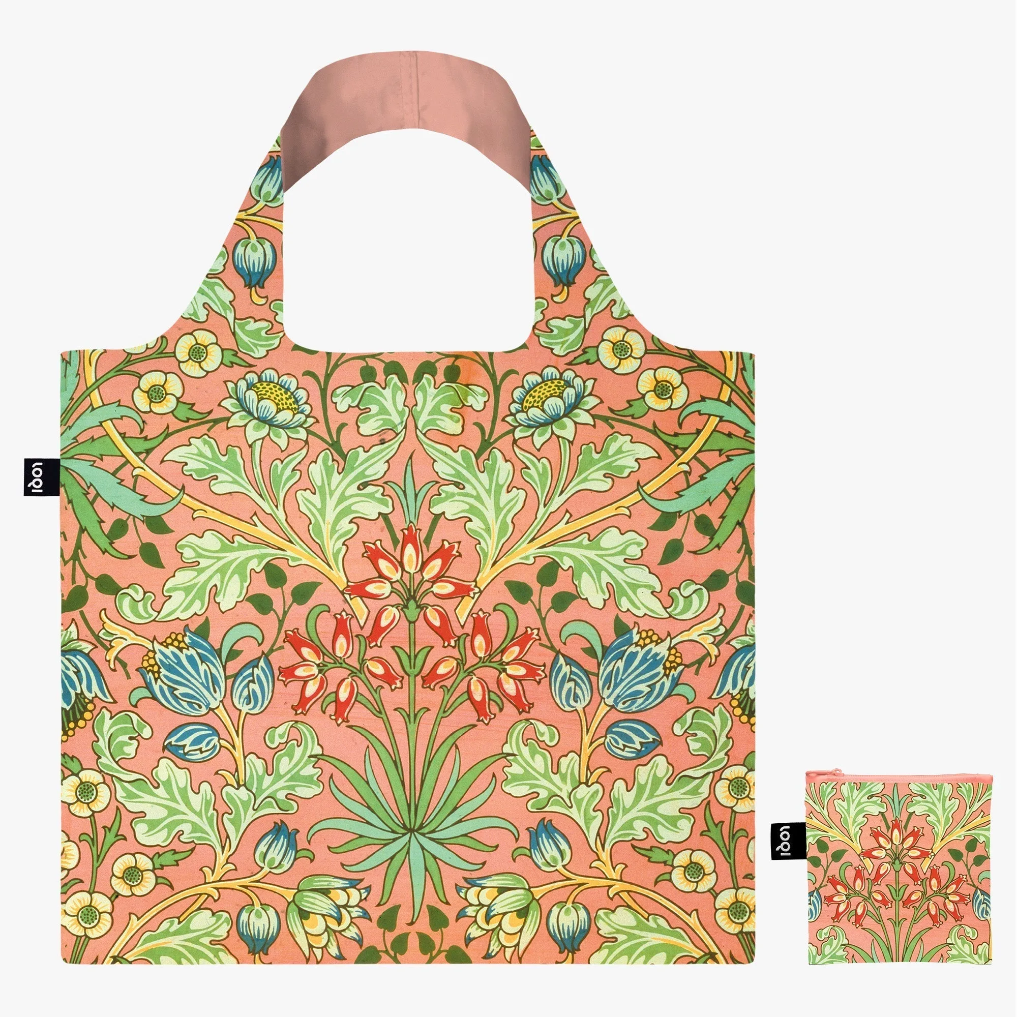 Imagem do produto  Loqi Bolsas Zip Pocket William Morris - The Strawberry Thief; Decorative Fabric, Orchard; Dearle, Hyacinth