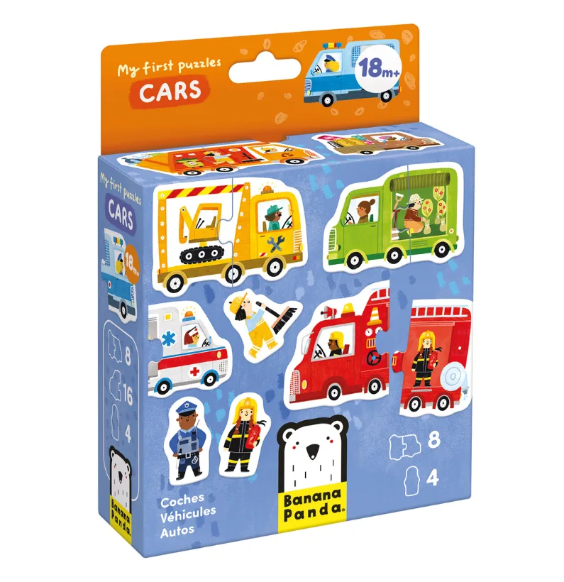 Imagem do produto  Banana Panda My First Puzzles - Cars