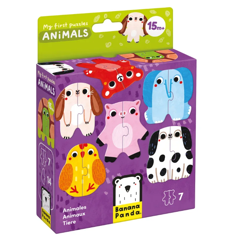Imagem do produto  Banana Panda My First Puzzles - Animals