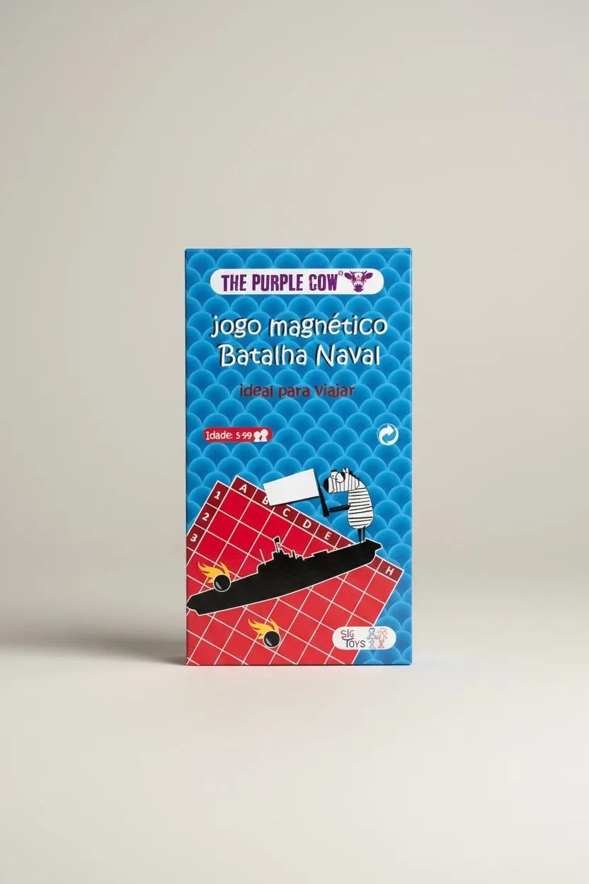 Imagem do produto  The Purple Cow Jogo Magnético Batalha Naval
