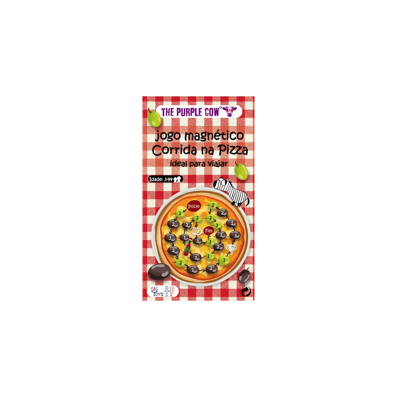 Imagem do produto  The Purple Cow Jogo Magnético Corrida na Pizza